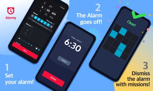 Alarmy – Alarm Clock Solution screenshot 2