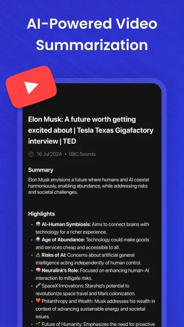 Summarify: AI Video Summarizer screenshot 2