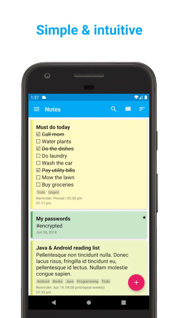 FairNote screenshot 2