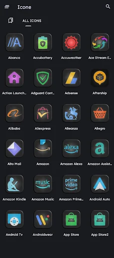 Glossy Dark &#8v2.2; Icon Pack screenshot 2