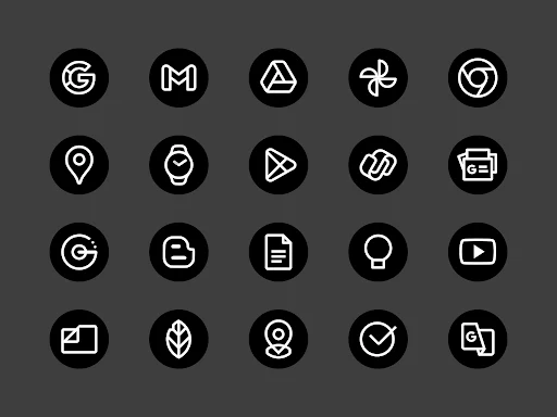 Blaux – Icon Pack (Round) screenshot 2