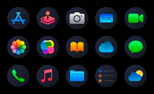 iPlum – Icon Pack (Round) screenshot 2