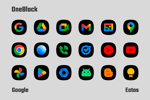 OneBlack – Icon Pack screenshot 2
