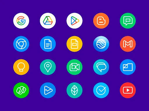 Delux – Icon pack (Round) screenshot 2