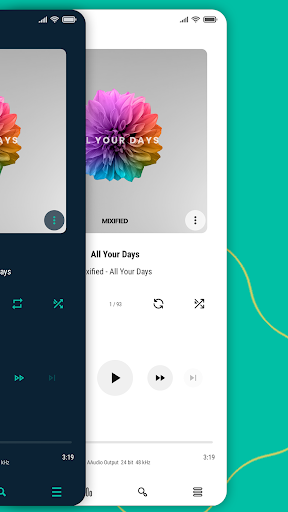 Aurora – Poweramp Skin screenshot 2