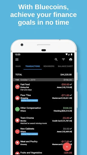 Bluecoins Finance screenshot 2