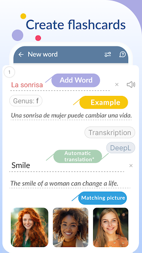 Flashcards: learn languages screenshot 2