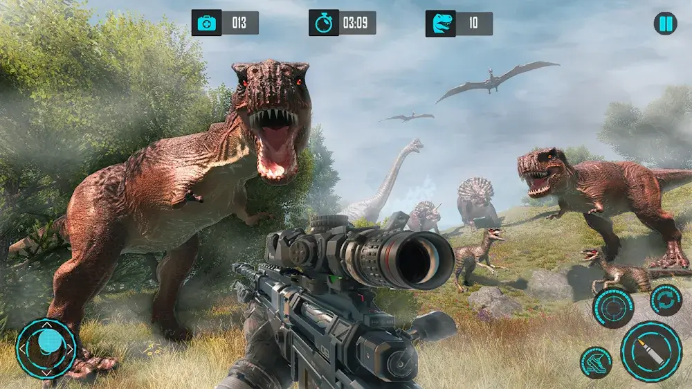 Real Dino Hunting Gun Games screenshot 2