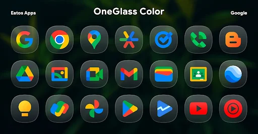 OneGlass 8 (Color) – Icon Pack screenshot 2