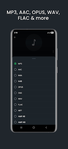 Audio Converter (MP3 AAC OPUS) MOD screenshot 2
