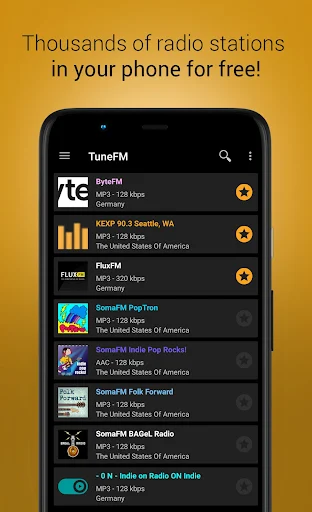 TuneFm screenshot 2