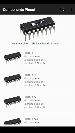 Electronic Component Pinouts screenshot 2