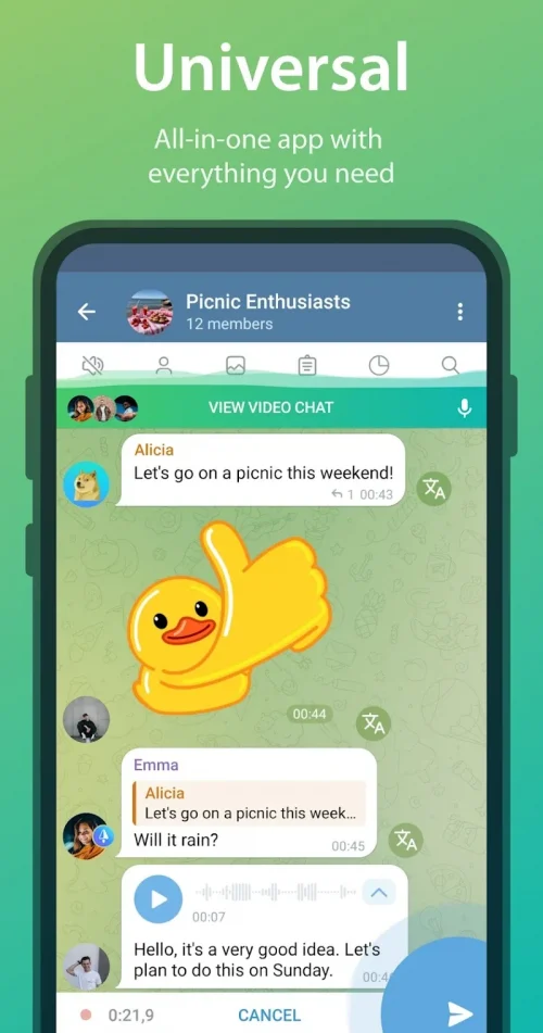 iMe: AI Messenger for Telegram screenshot 2