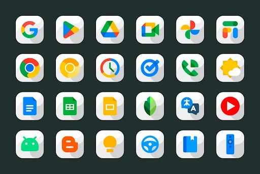 Maahes White – Icon Pack screenshot 2