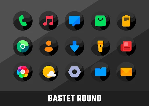 Bastet – Icon Pack (Round) screenshot 2