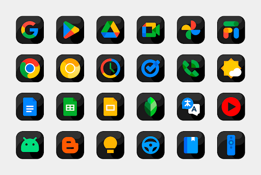 Bastis Black – Icon Pack screenshot 2
