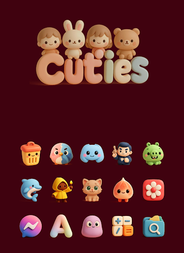 Cuties – Icon Pack screenshot 2