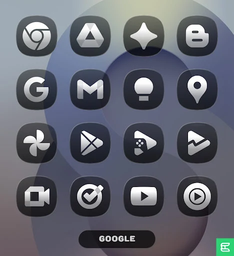 OneGlass (Dark) – Icon Pack screenshot 2