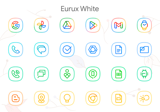 Eurux White – Icon Pack screenshot 2