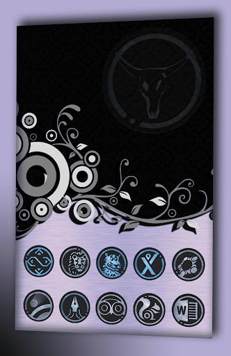 Azulox Icon Pack – Dark mode screenshot 2