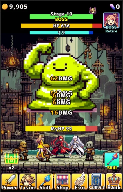 Hack and slash clicker screenshot 2