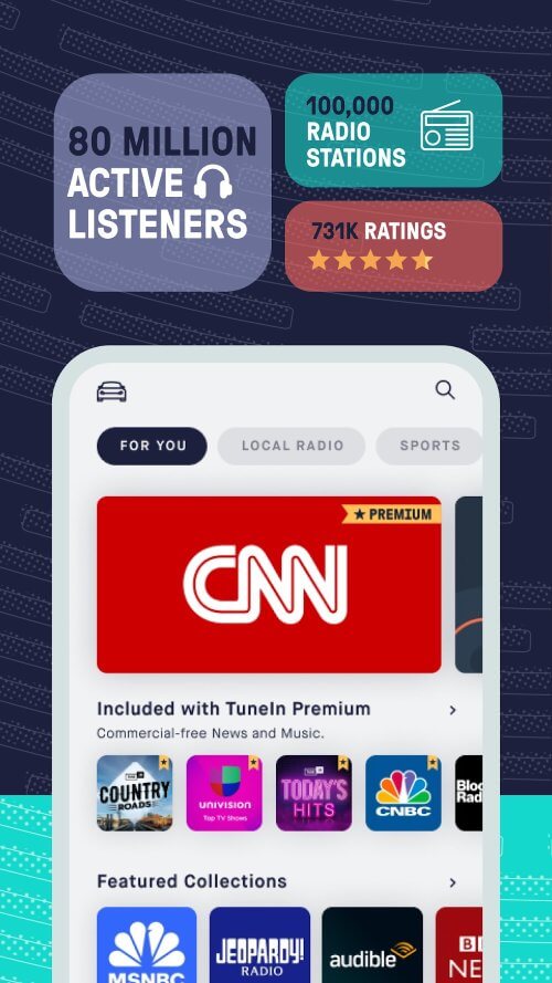 TuneIn Radio Pro screenshot 2