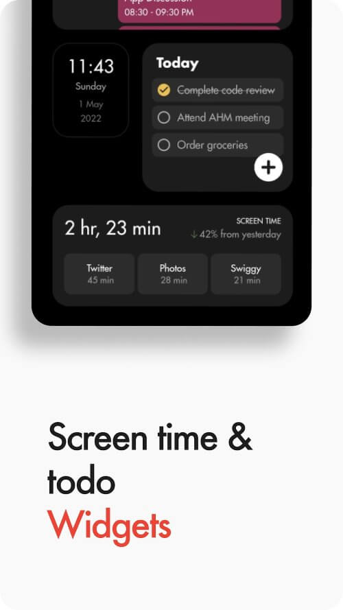 Flow Minimalist Launcher screenshot 2