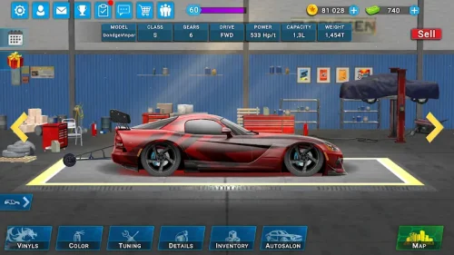 Unlim Drag Racing Super Cars screenshot 2
