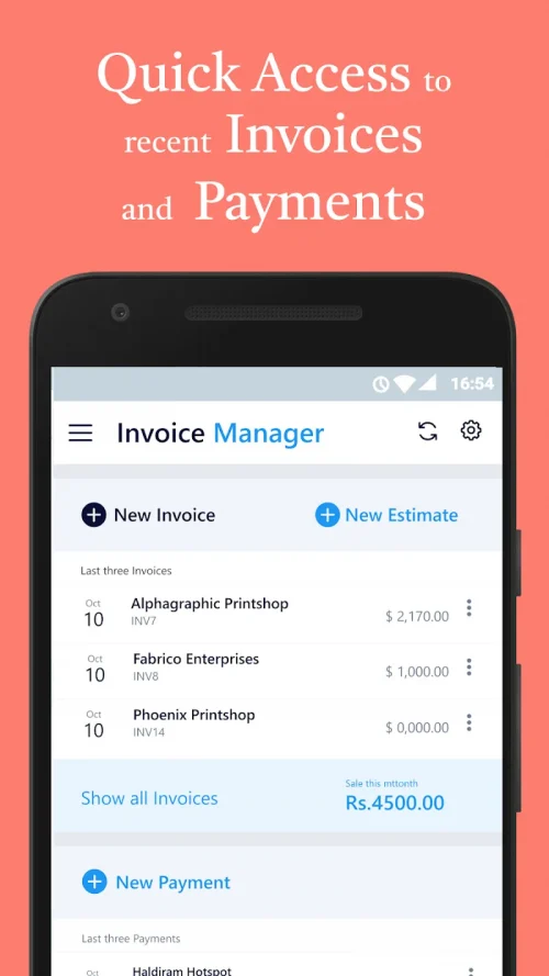 Simple Invoice Manager screenshot 2
