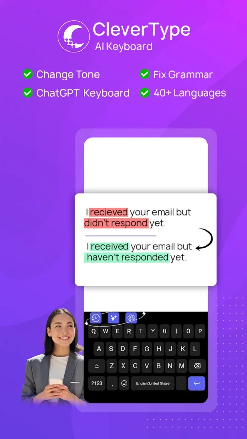 CleverType AI Keyboard screenshot 2