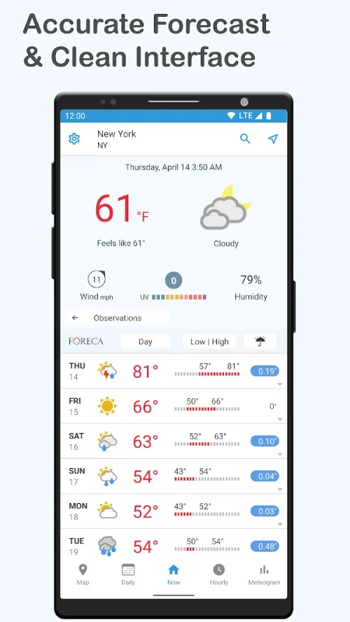 Foreca Weather & Radar screenshot 2