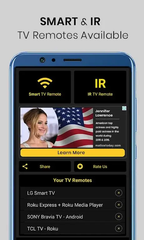 Universal TV Remote Control MOD screenshot 2