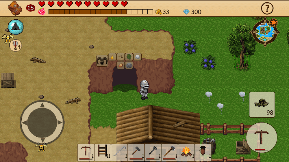 Survival RPG: Open World Pixel screenshot 2