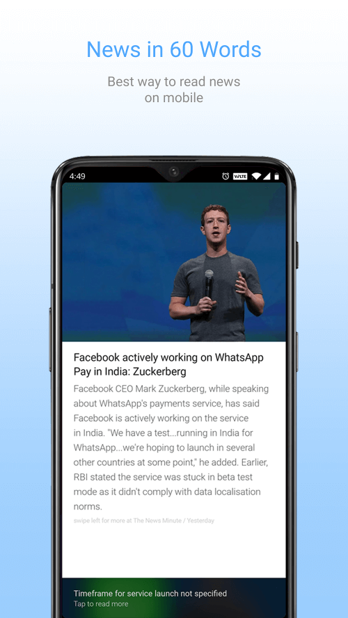 Inshorts screenshot 2