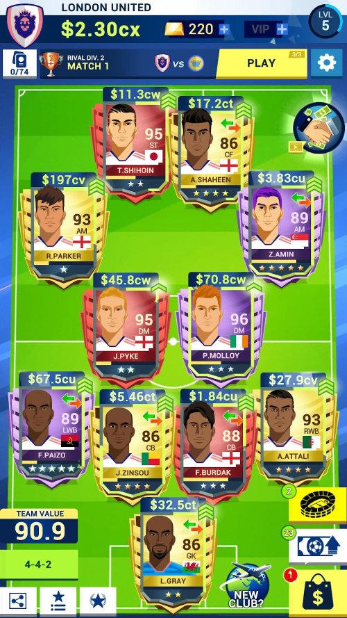 Idle Eleven – Soccer tycoon screenshot 2