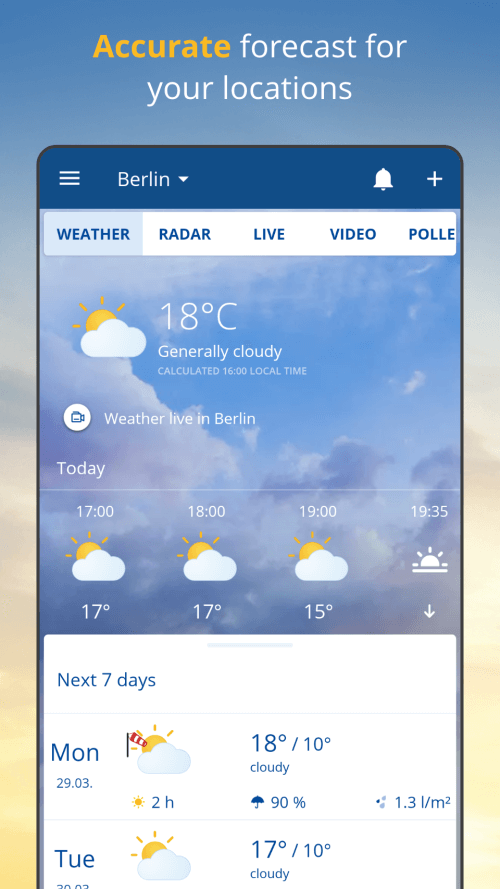 wetter.com (Weather24) screenshot 2