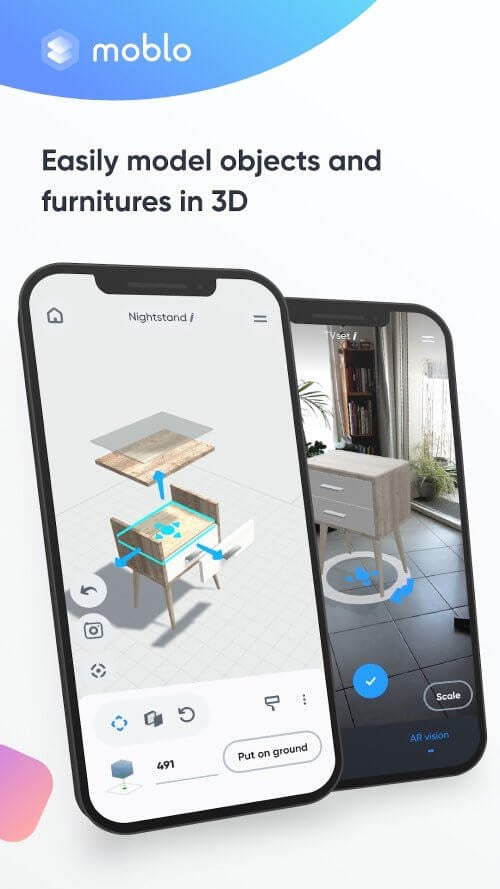Moblo – 3D furniture modeling screenshot 2