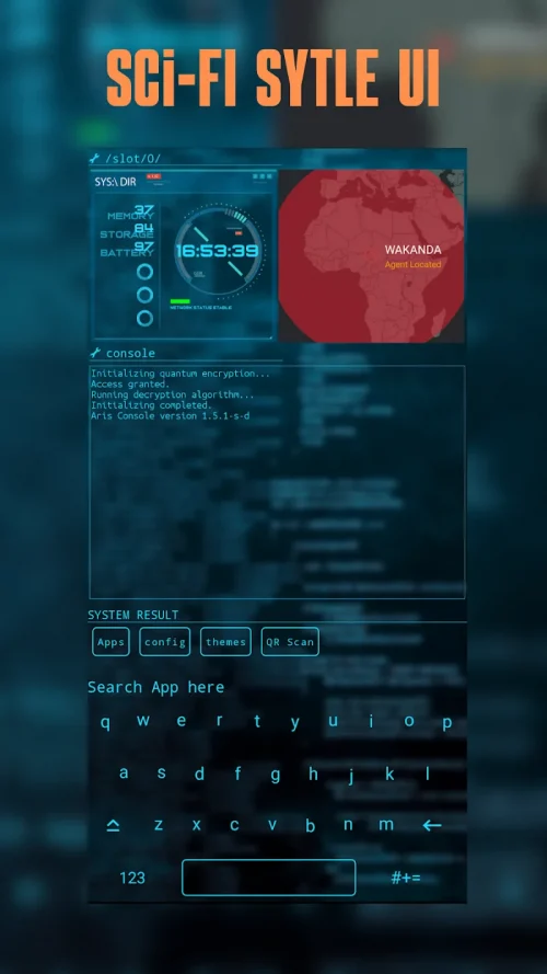 Sci-Fi Launcher screenshot 2