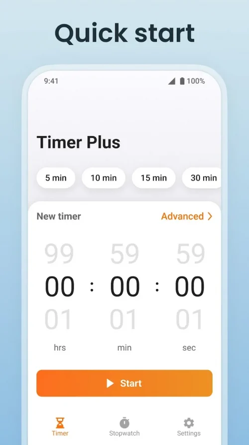 Multi Timer: Timer + Stopwatch (Timer Plus) screenshot 2