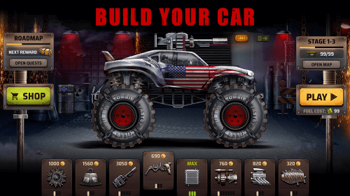 Zombie Hill Racing: Earn Climb screenshot 2