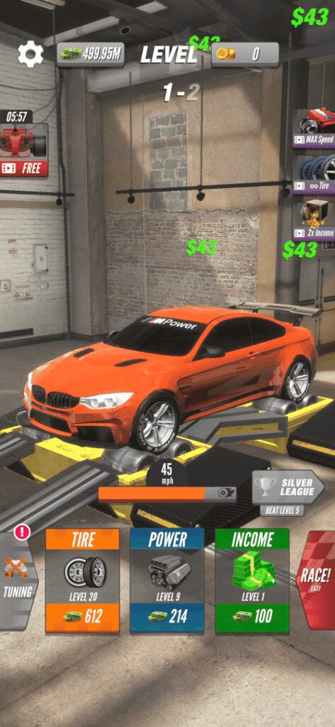 Dyno 2 Race – Car Tuning screenshot 2