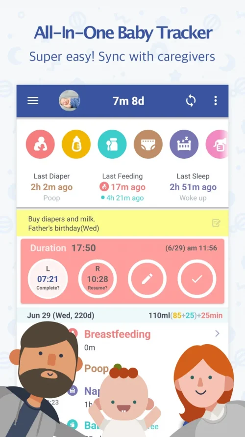 BabyTime (Tracking & Analysis) screenshot 2