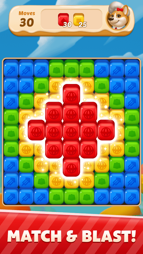 Sweet Cubes : Match & Blast screenshot 2