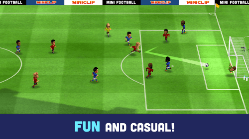 Mini Football – Mobile Soccer screenshot 2