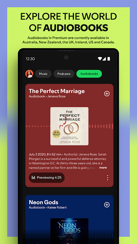 Spotify X Gold screenshot 2