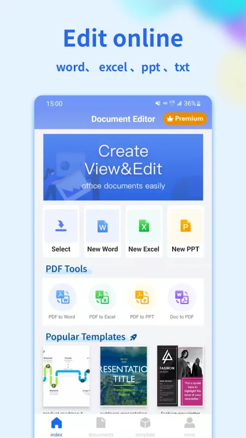 Document Editor screenshot 2