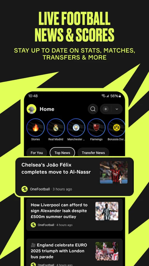 OneFootball: Football Scores screenshot 2