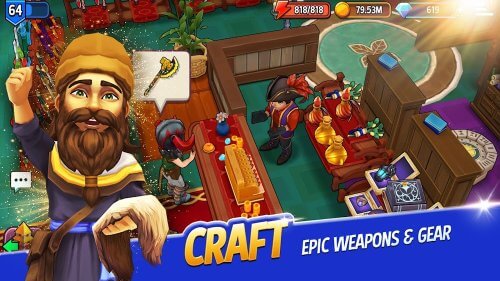 Shop Titans: RPG Idle Tycoon screenshot 2
