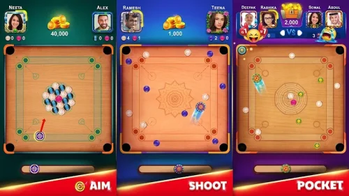 Carrom King™ screenshot 2