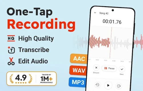 Sound Recorder Plus: Voice Rec screenshot 2